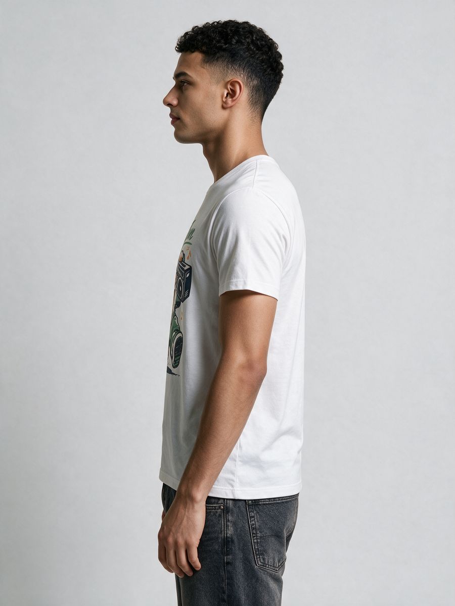 Start Jam T-Shirt For Men - Half Sleeve - alternate view 3
