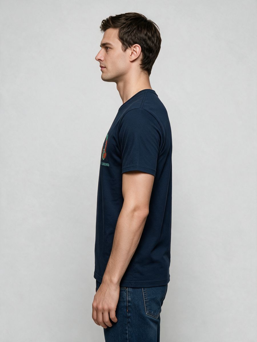 Digital Sound T-Shirt For Men - Half Sleeve - alternate view 3