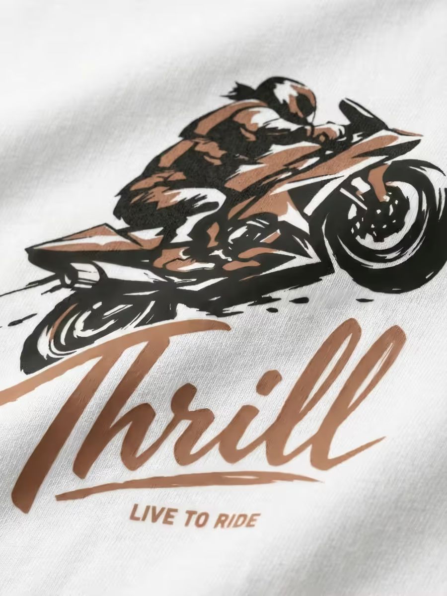 Thrill Seeker T-Shirt For Men - Half Sleeve - alternate view 2