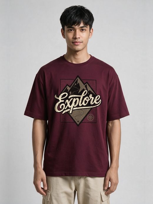 Explore Streetwear Oversized T-Shirt