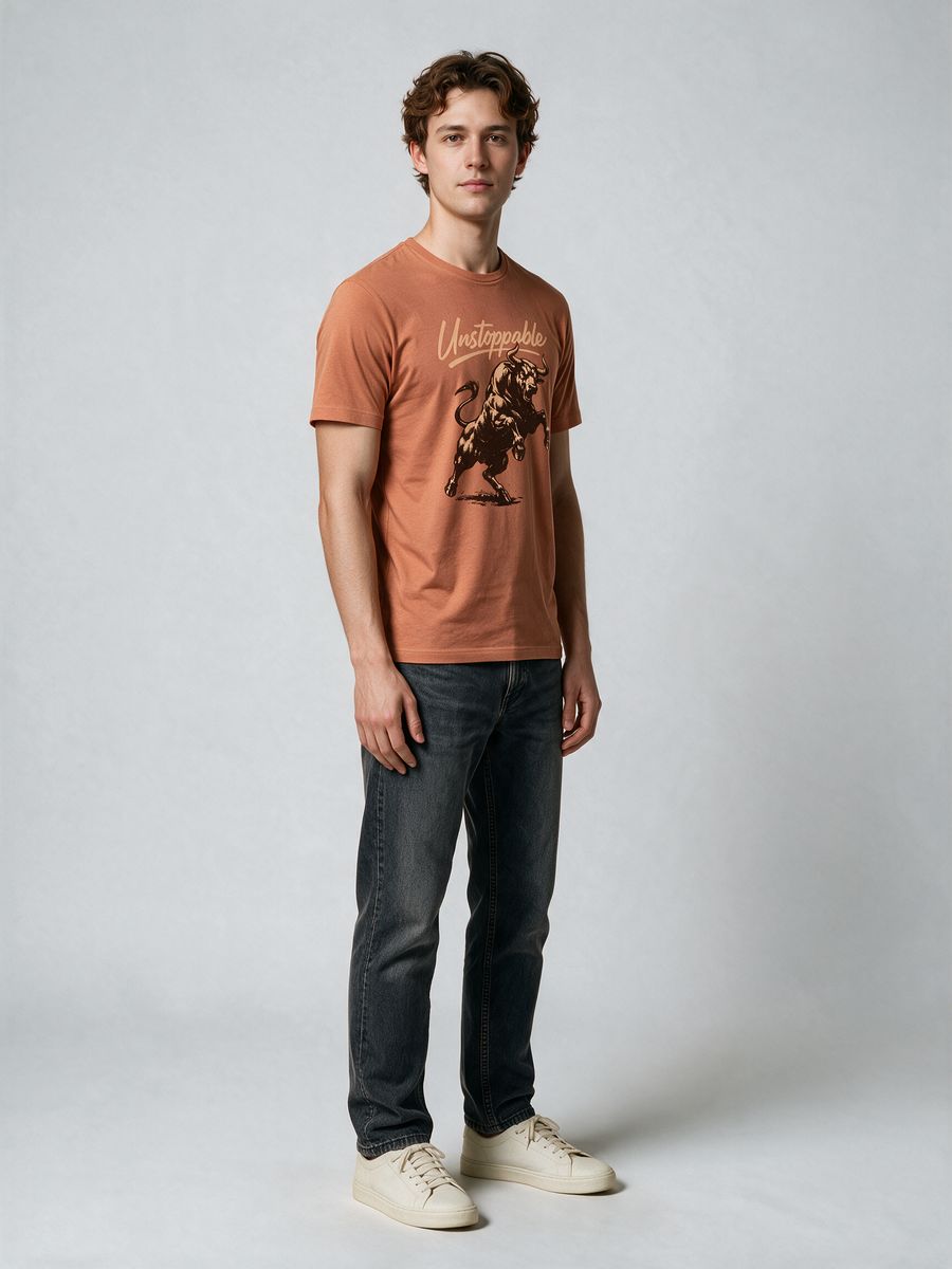 Unstoppable T-Shirt For Men - Half Sleeve - alternate view 4