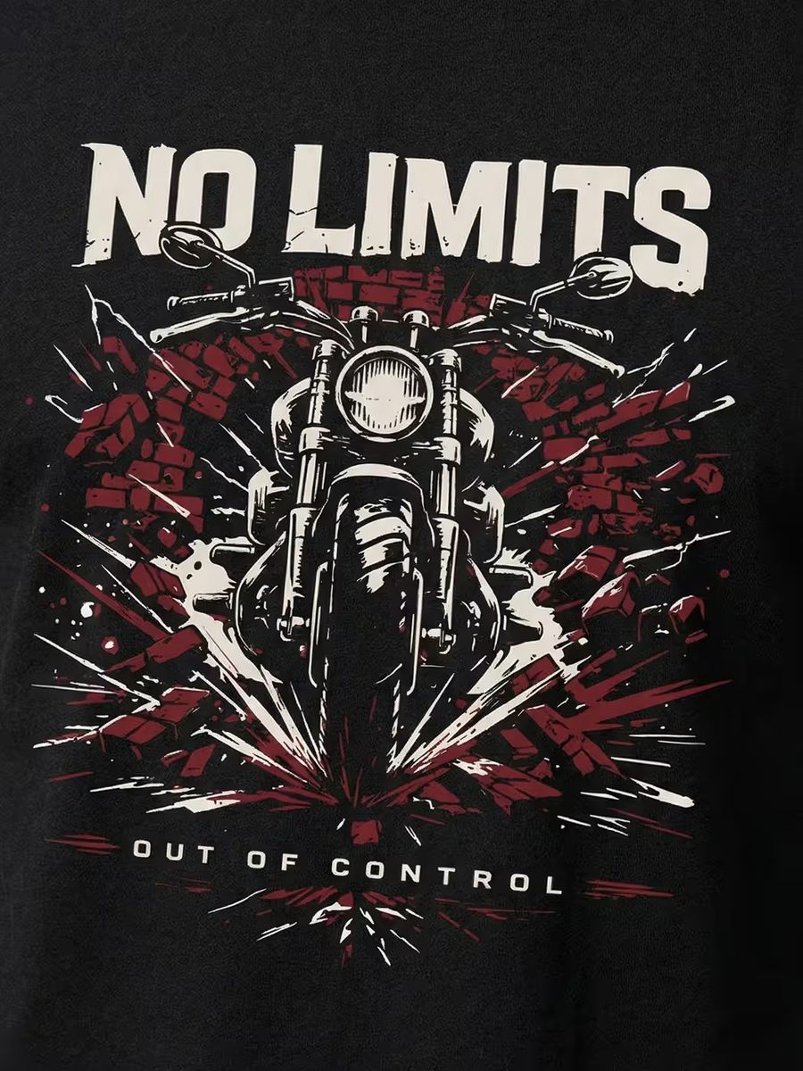 No Limits T-Shirt For Men - Half Sleeve - alternate view 2
