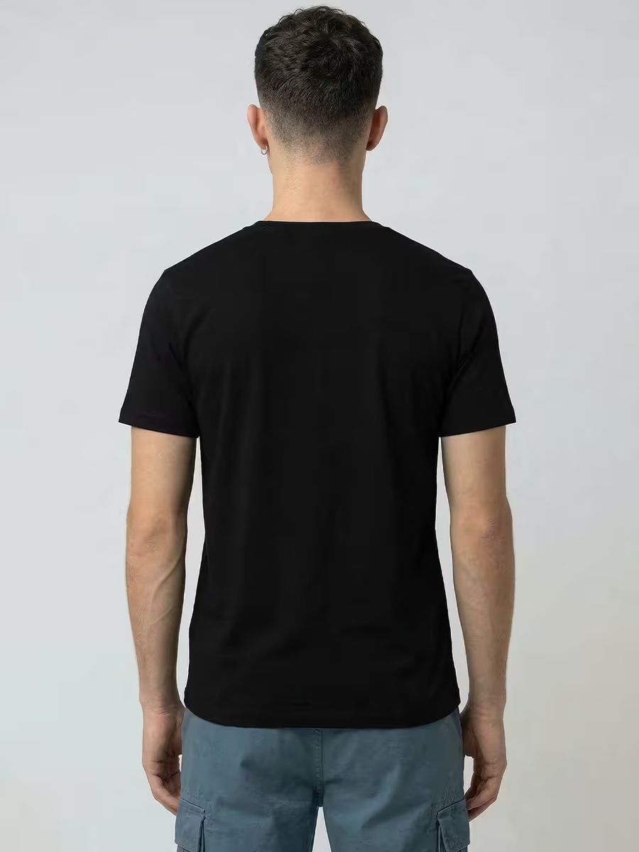 Cool Music Cat T-Shirt For Men - Half Sleeve - alternate view 3