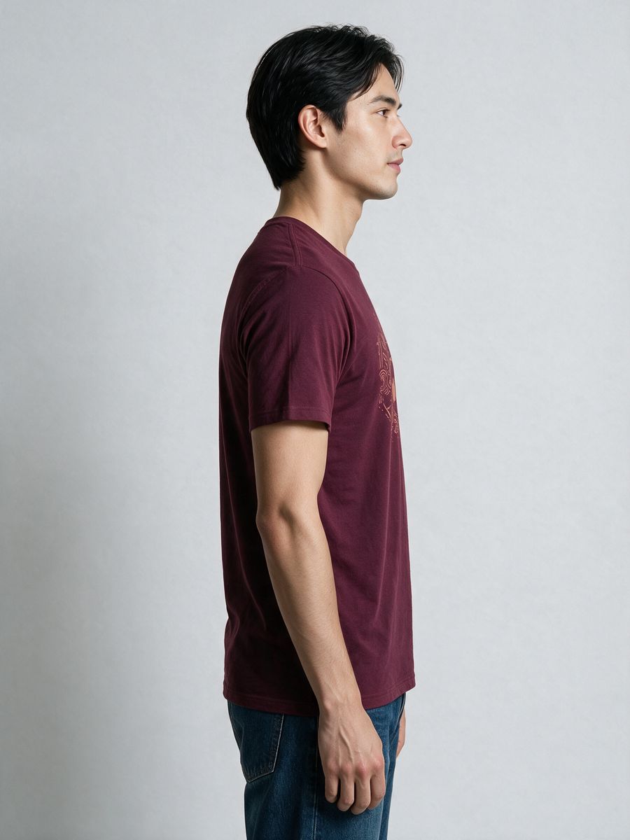 Music Soul T-Shirt For Men - Half Sleeve - alternate view 3
