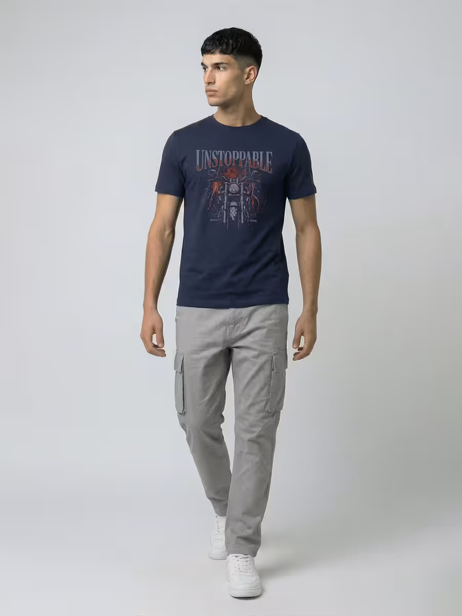 Unstoppable Bike T-Shirt For Men - Half Sleeve 5