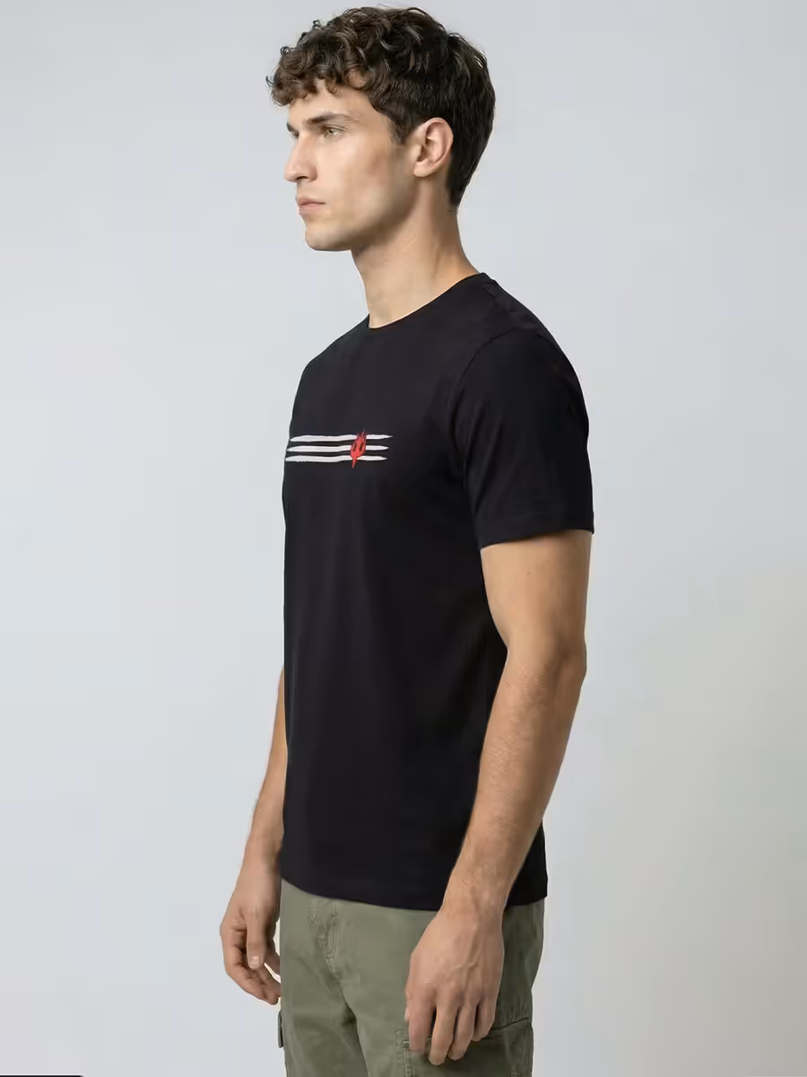 Divine Lines T-Shirt For Men - Half Sleeve 4