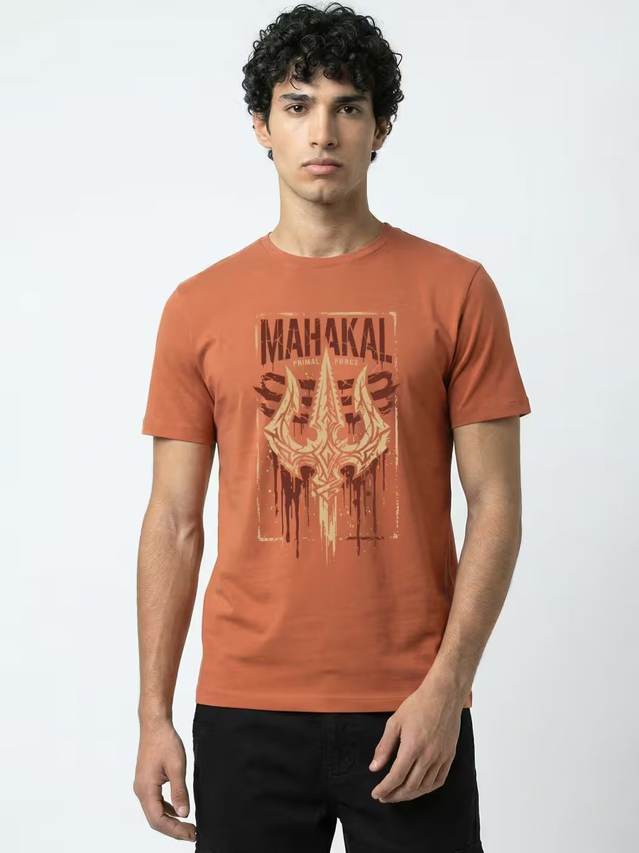 Mahakal Primal Force T-Shirt For Men - Half Sleeve