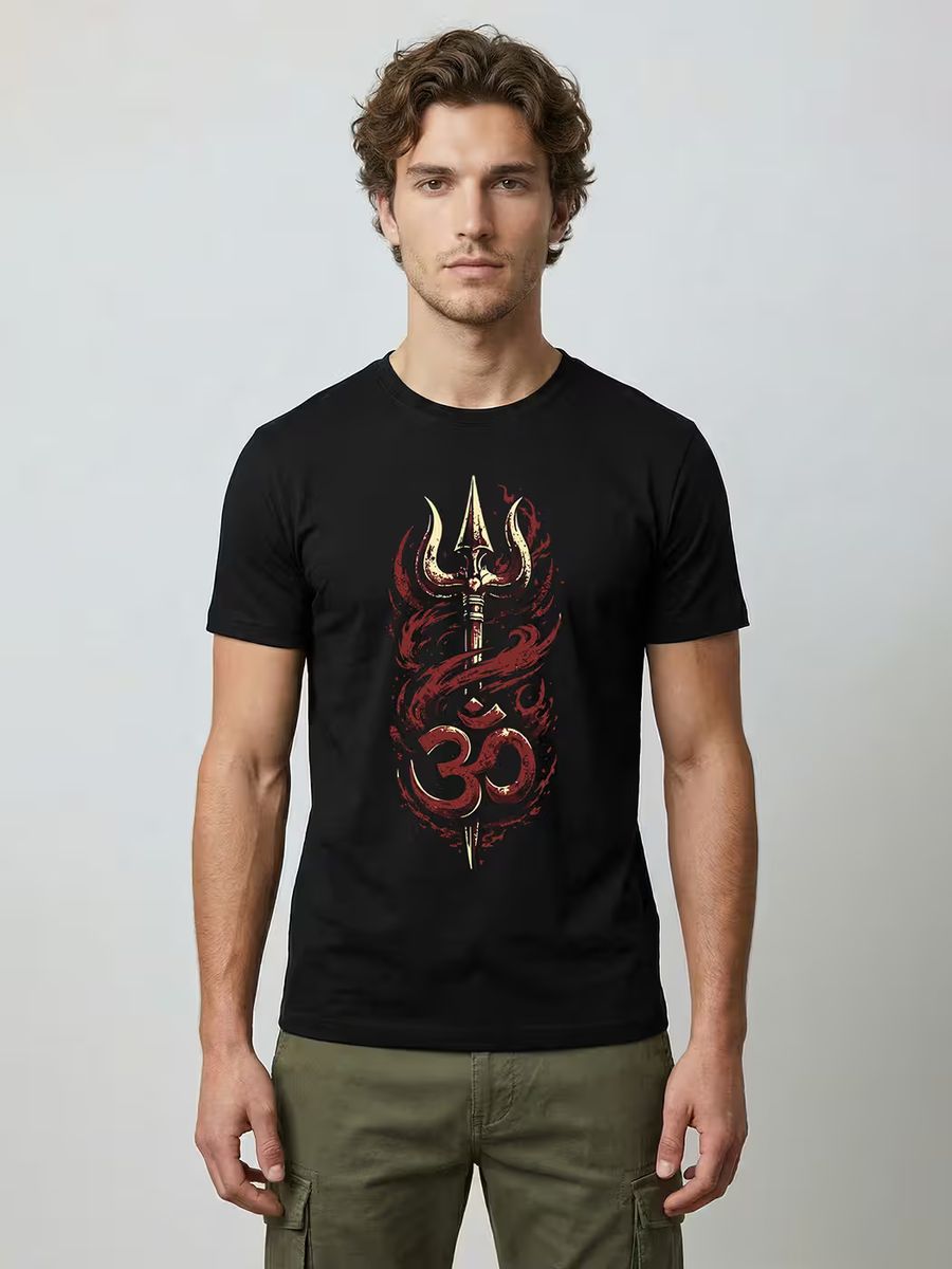 Rudra Spirit T-Shirt For Men - Half Sleeve