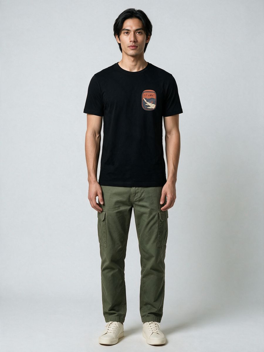 Fly Away T-Shirt For Men - Half Sleeve - alternate view 6