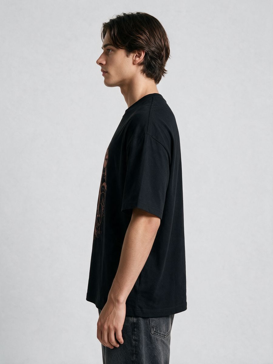 No Limits Bike Streetwear Oversized T-Shirt - alternate view 3