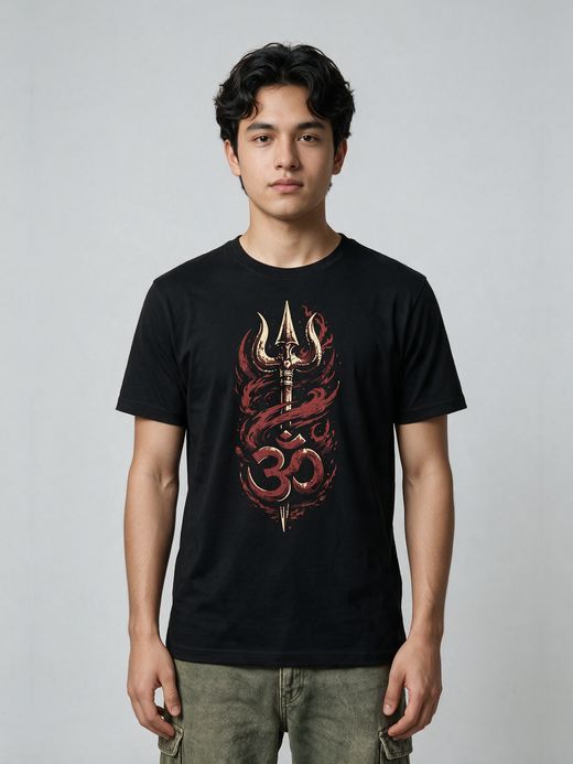 Rudra Spirit T-Shirt For Men - Half Sleeve
