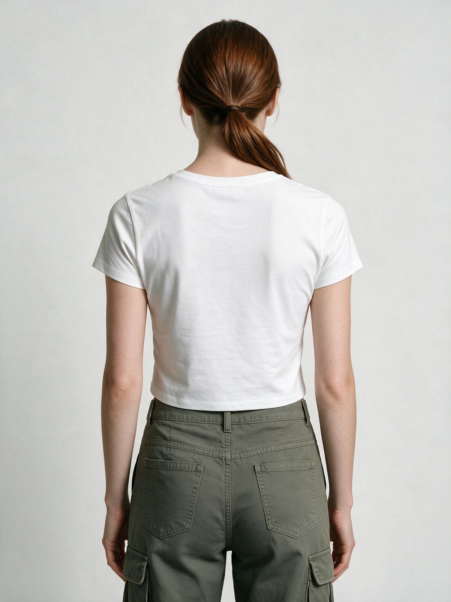 Wander - Passport To Adventure Women Crop Top T-Shirt - alternate view 2