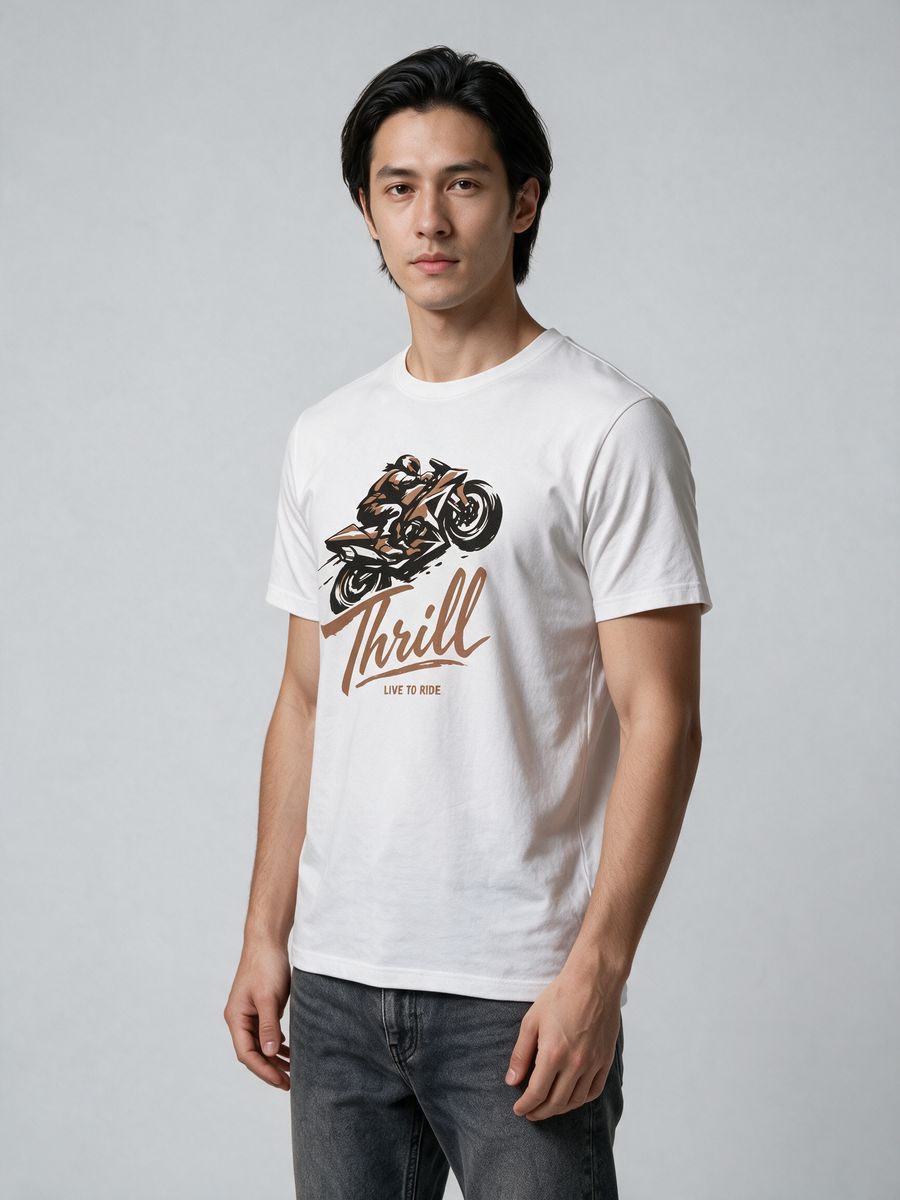 Thrill Seeker T-Shirt For Men - Half Sleeve - alternate view 4