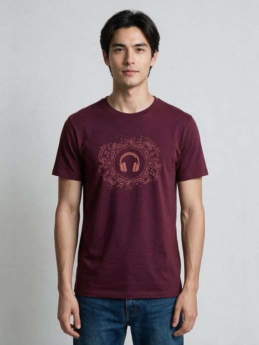 Music Soul T-Shirt For Men - Half Sleeve