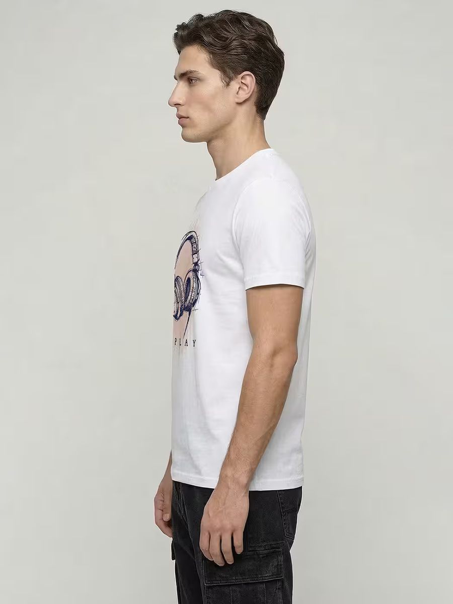 Replay T-Shirt For Men - Half Sleeve - alternate view 4