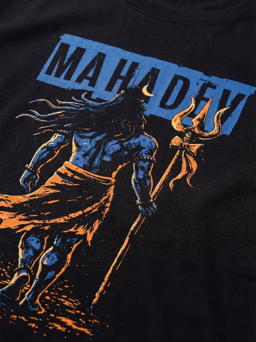 Trishul Warrior T-Shirt For Men - Half Sleeve 2