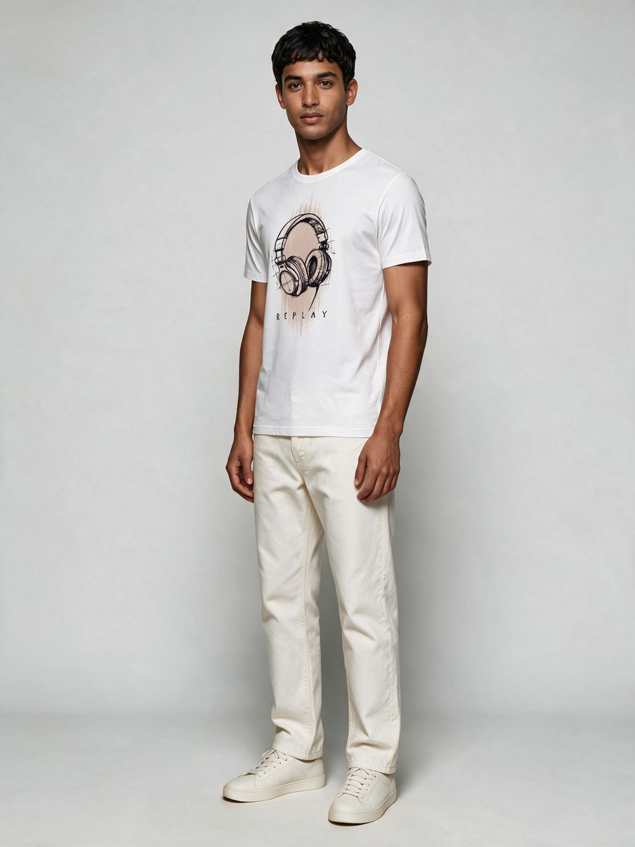 Replay T-Shirt For Men - Half Sleeve - alternate view 4
