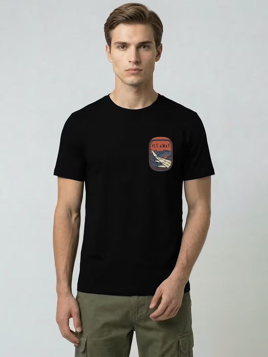 Fly Away T-Shirt For Men - Half Sleeve