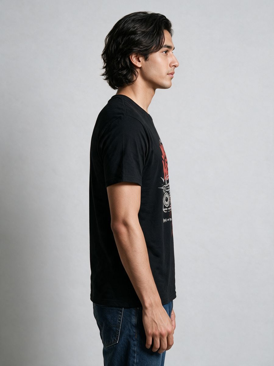 Music Vibes T-Shirt For Men - Half Sleeve - alternate view 3