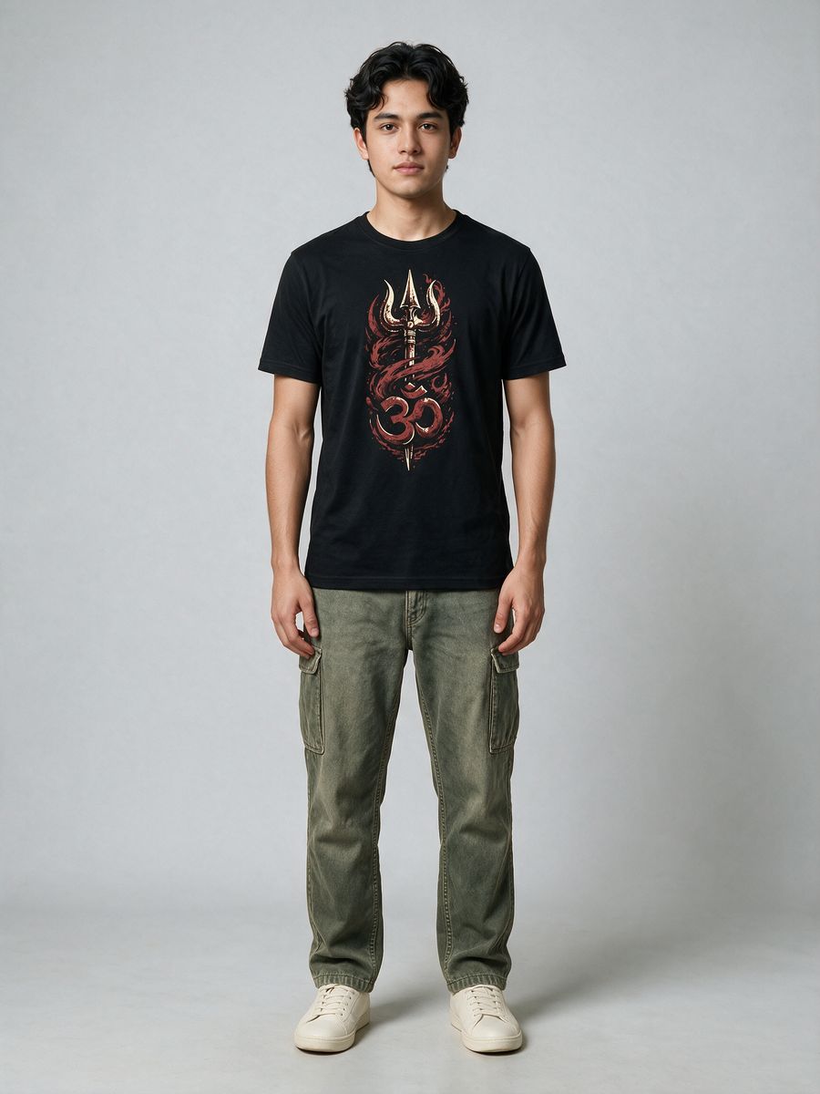 Rudra Spirit T-Shirt For Men - Half Sleeve - alternate view 6