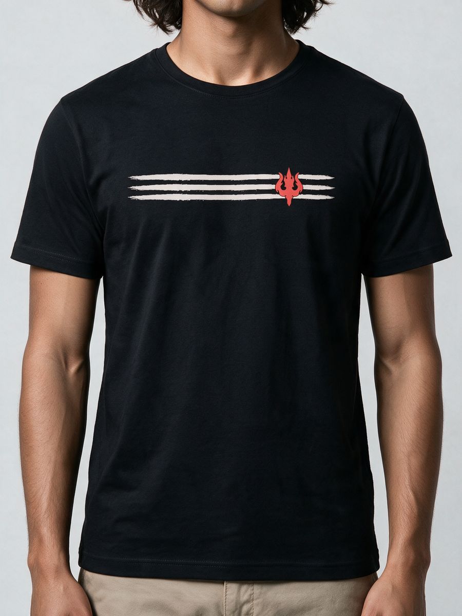 Divine Lines T-Shirt For Men - Half Sleeve - alternate view 5