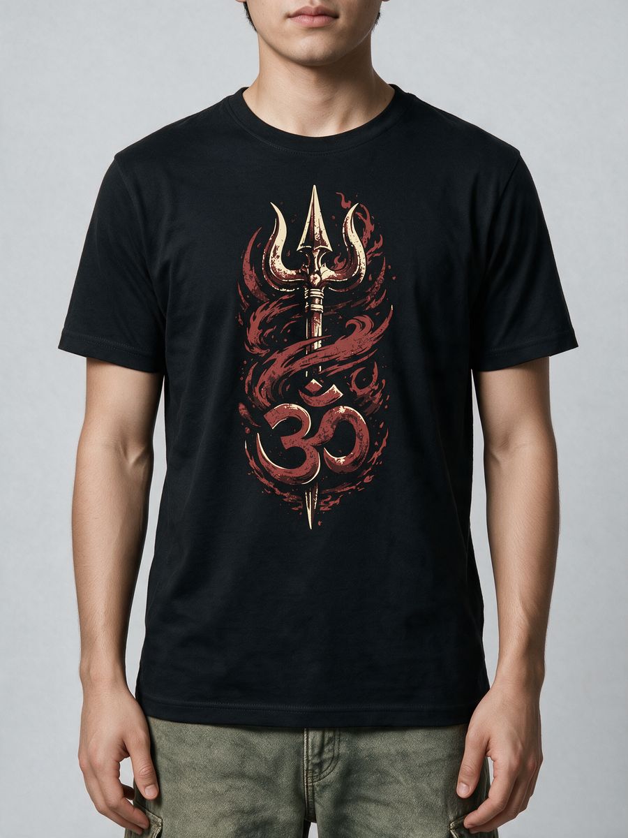 Rudra Spirit T-Shirt For Men - Half Sleeve - alternate view 5