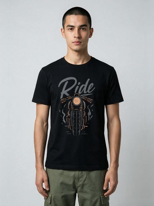 Ride T-Shirt For Men - Half Sleeve