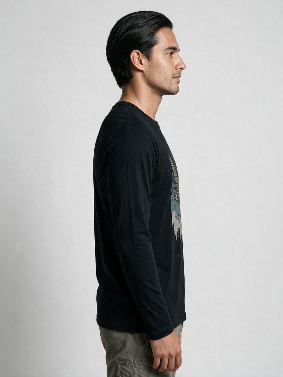 Nomad Graphic T-Shirt For Men - Full Sleeve - alternate view 3