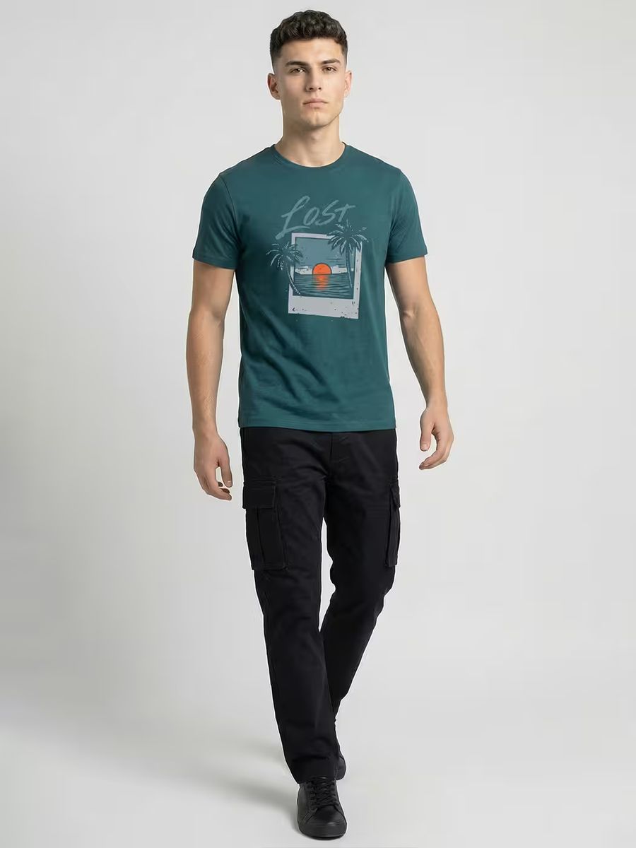 Lost In Nature T-Shirt For Men - Half Sleeve - alternate view 5