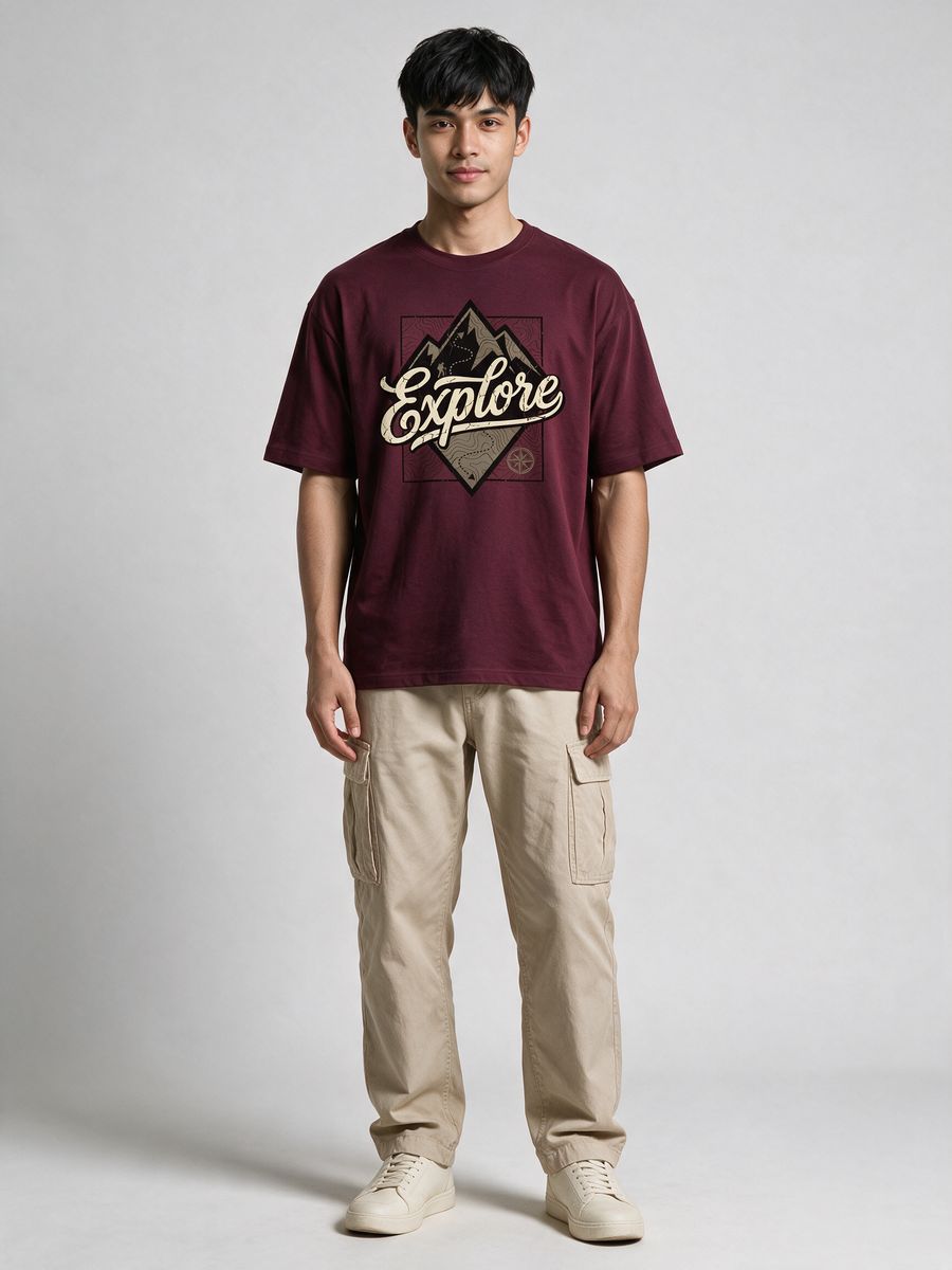 Explore Streetwear Oversized T-Shirt - alternate view 6