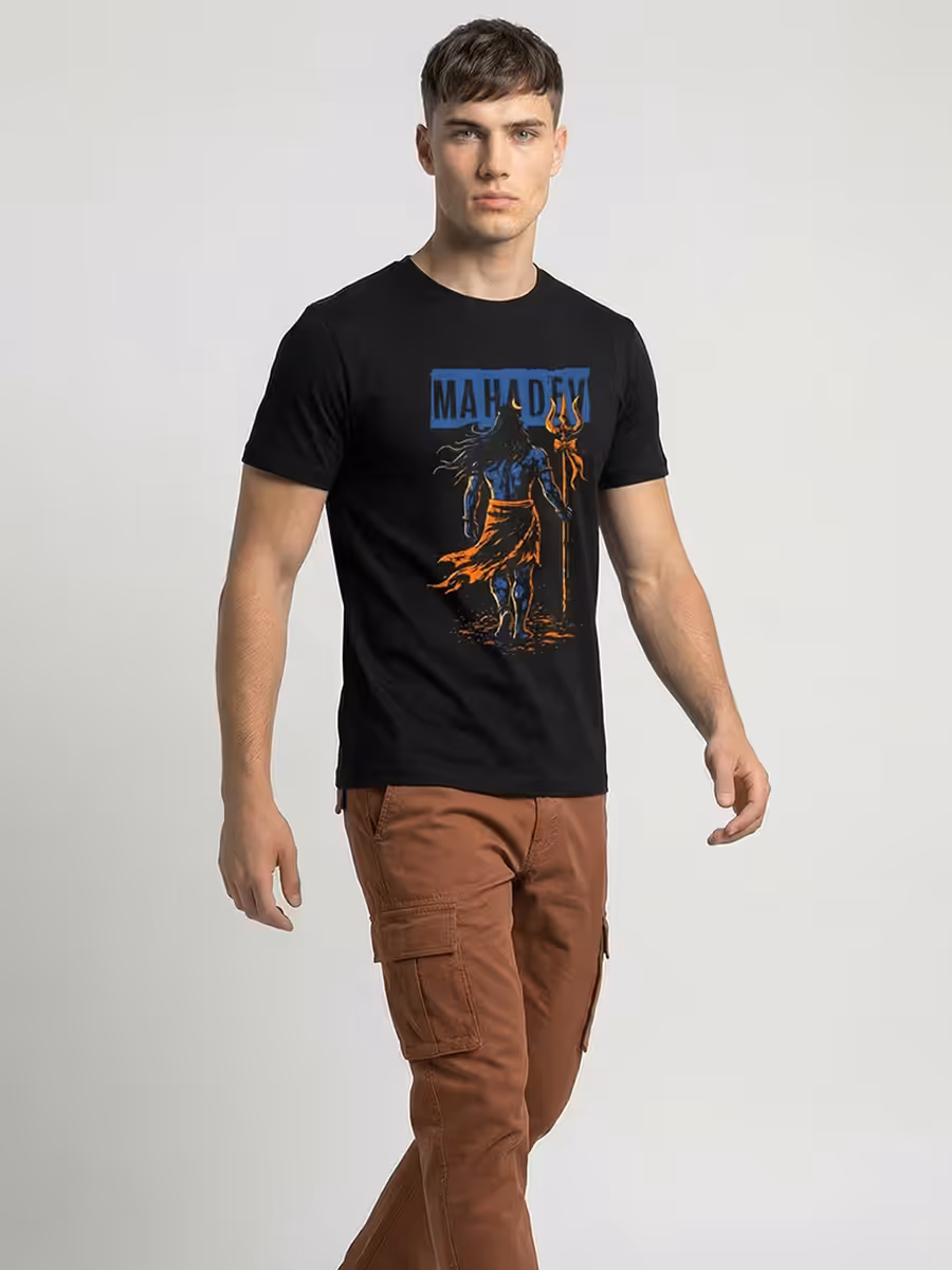 Trishul Warrior T-Shirt For Men - Half Sleeve 5
