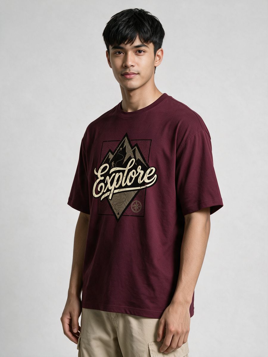 Explore Streetwear Oversized T-Shirt - alternate view 4