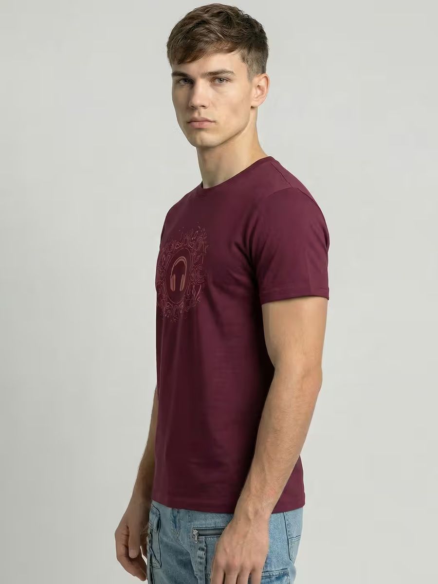 Music Soul T-Shirt For Men - Half Sleeve - alternate view 4