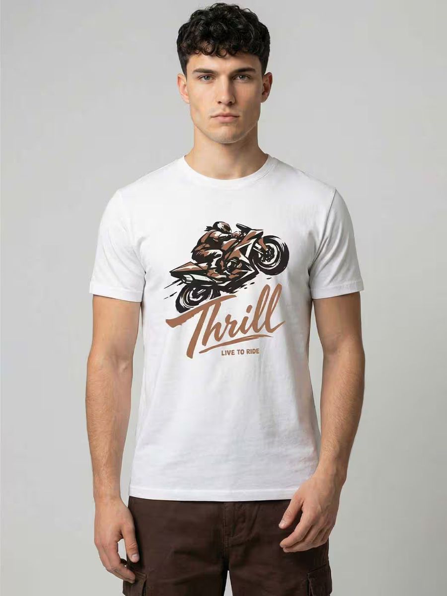 Thrill Seeker T-Shirt For Men - Half Sleeve