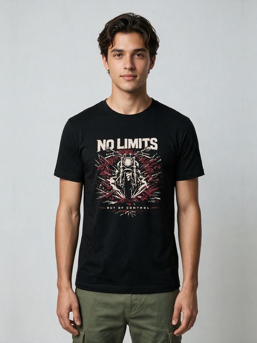No Limits T-Shirt For Men - Half Sleeve