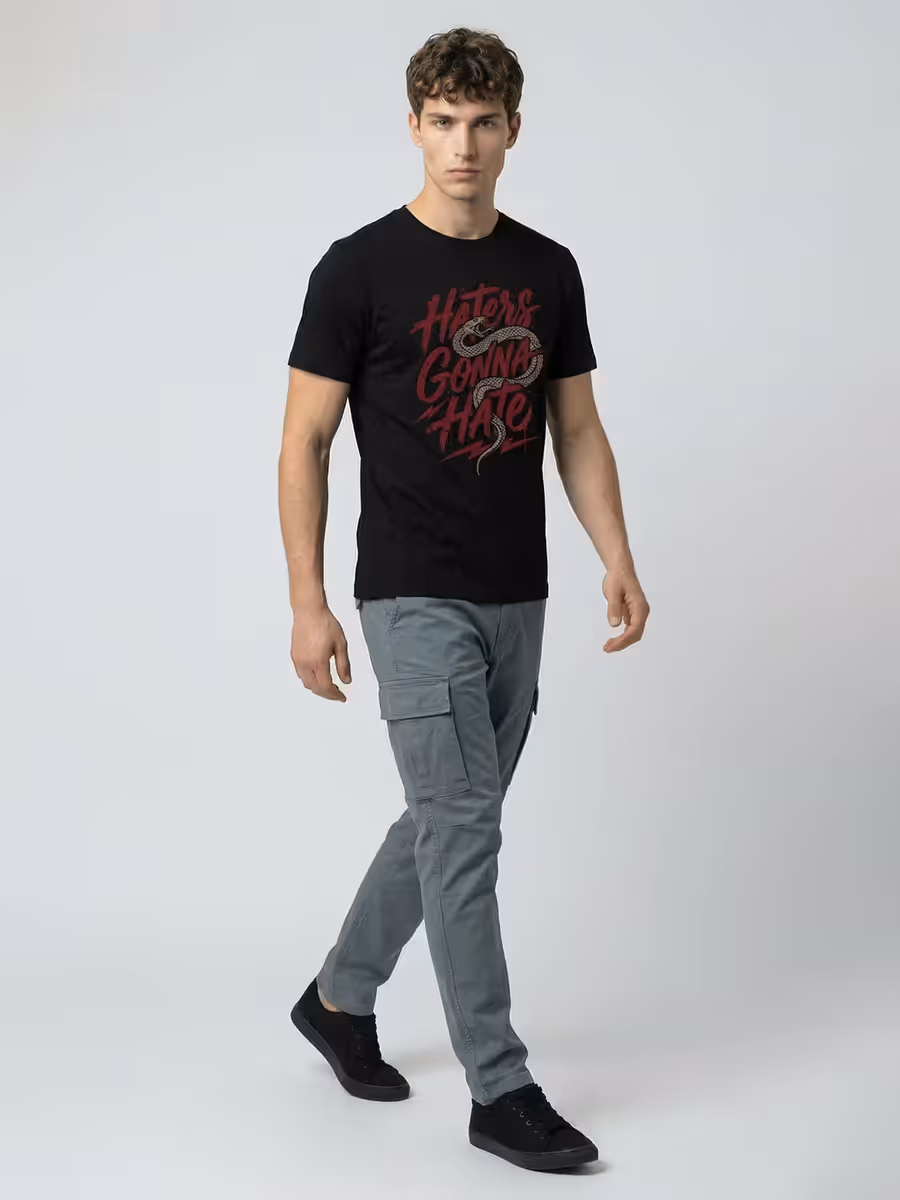 Haters Gonna Hate T-Shirt For Men - Half Sleeve 5