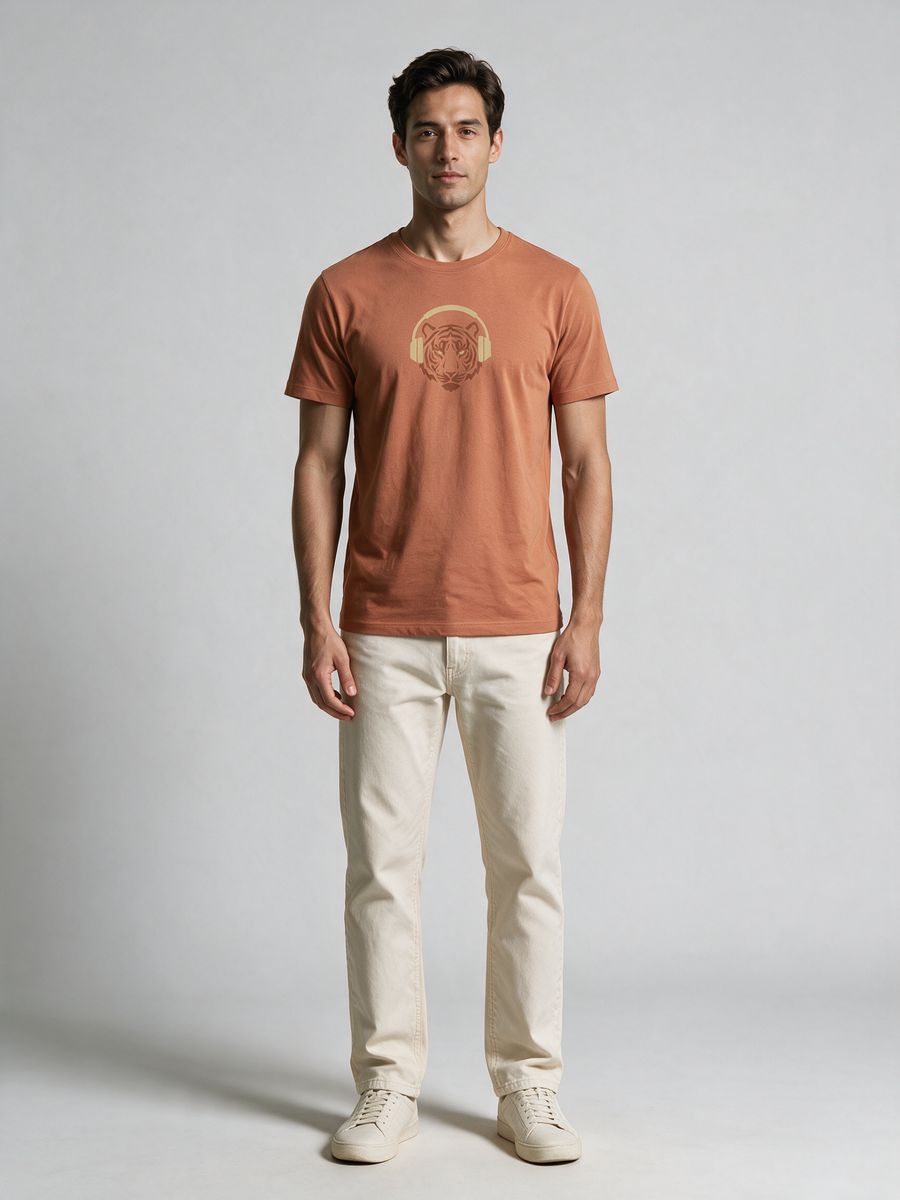 Music Graphic Printed T-Shirt For Men - Half Sleeve - alternate view 6