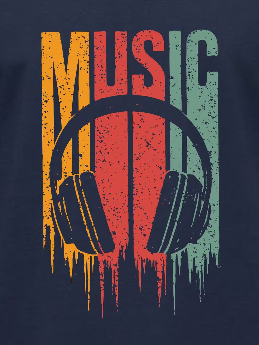 Music T-Shirt For Men - Half Sleeve - alternate view 2