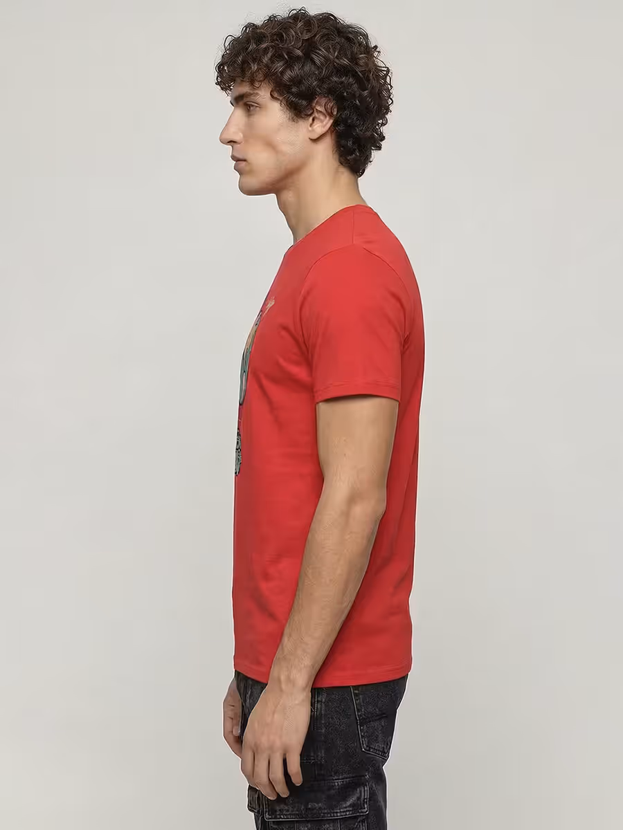 Explorer Travel Globe T-Shirt For Men - Half Sleeve 4
