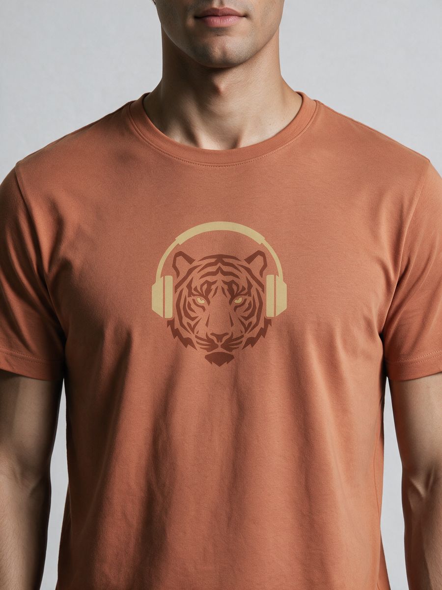 Music Graphic Printed T-Shirt For Men - Half Sleeve - alternate view 5