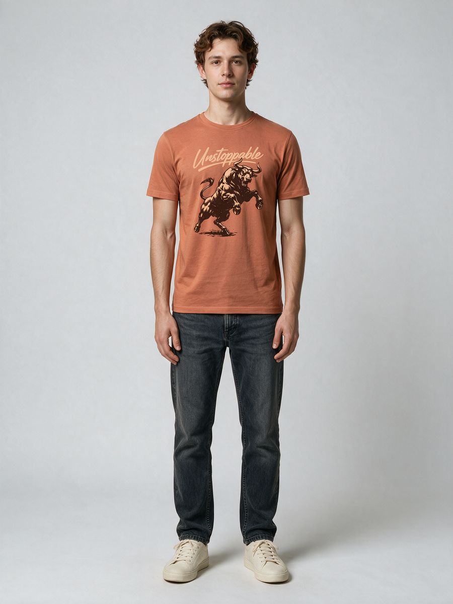 Unstoppable T-Shirt For Men - Half Sleeve - alternate view 6