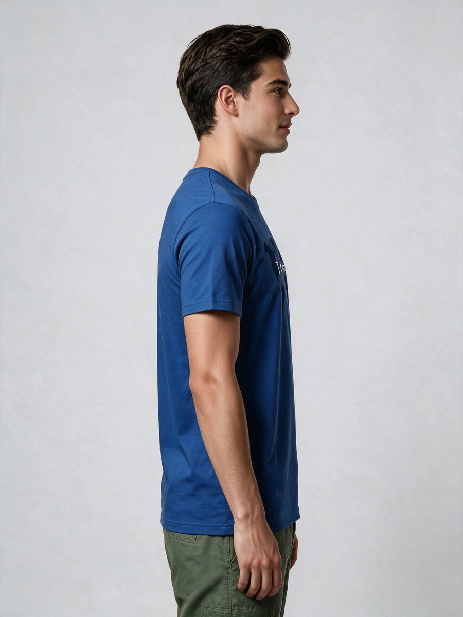 Traveller World T-Shirt For Men - Half Sleeve - alternate view 3