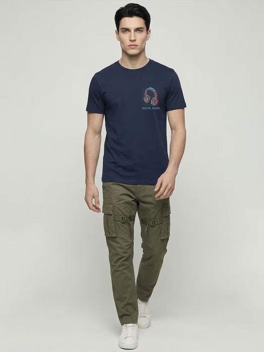 Digital Sound T-Shirt For Men - Half Sleeve - alternate view 5