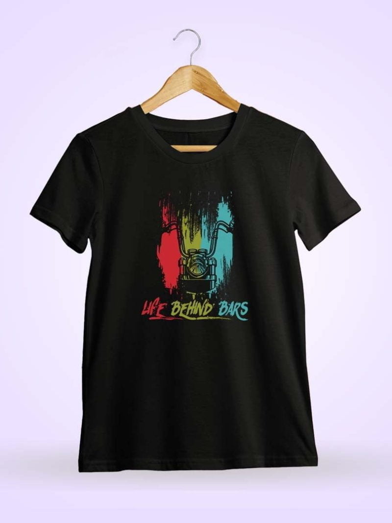Life Behind Bars Black Bike T-Shirt