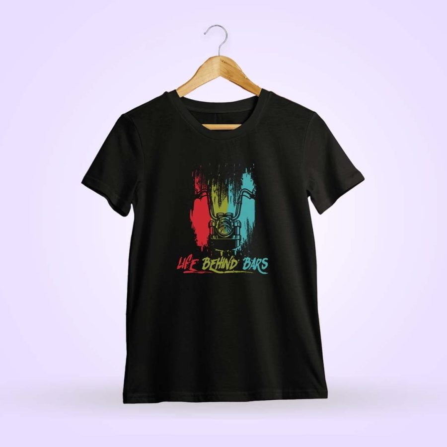 Life Behind Bars Black Bike T-Shirt