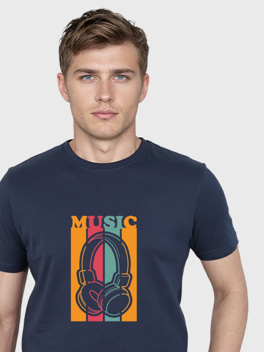 Music Graphic T-Shirt - Image 2