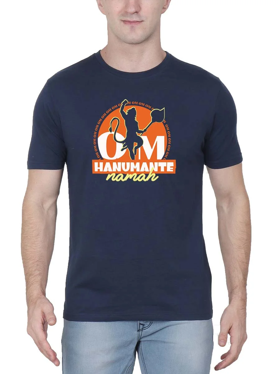 Om Hanumante Namah Hanuman T-Shirt - Image 2