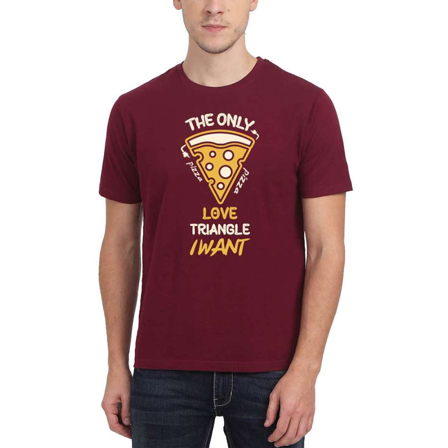 Pizza - The Only Love Triangle I Want T-Shirt - Image 2