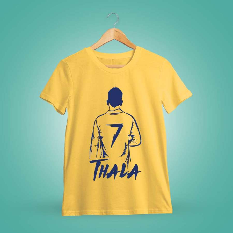 Thala Back Pose Dhoni T-Shirt