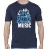 Life Is Better With Music Quotes T-Shirt - Image 2